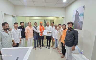 पारनेर नगरपंचायत साठी भाजपची मोर्चेबांधणी; कल्याण थोरात यांची मंडल चिटणीस पदी निवड