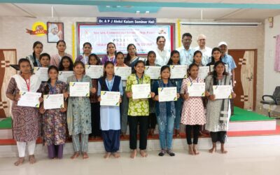न्यू आर्ट्स कॉलेज, पारनेर येथे ब्युटी पार्लर प्रमाणपत्र अभ्यासक्रम उत्साहात संपन्न