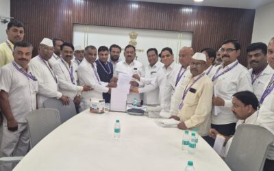 पारनेर कारखाना बचाव समिती व भुमिपुत्र शेतकरी संघटनेची सहकारमंत्र्यांच्या उपस्थितीत विशेष बैठक संपन्न